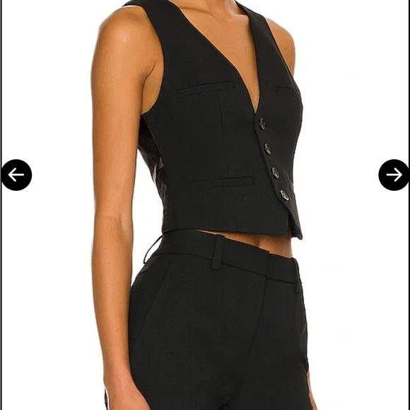 A.L.C. Huxton Vest in Black size 10. New with tags!!! - Picture 2 of 4